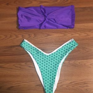 Custom Mermaid bathing suit. Fits size 6